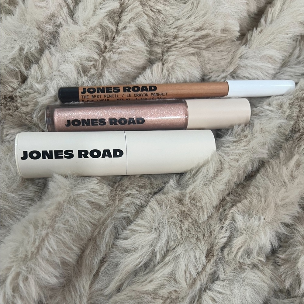 NEW Jones Road Makeup Set: Eyeliner, Lip/Cheek Stain, Eyeshadow/Highlighter